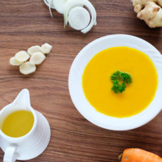 Crema de Zanahoria y Jengibre