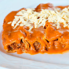 Canelones con Carne Molida - Baraná